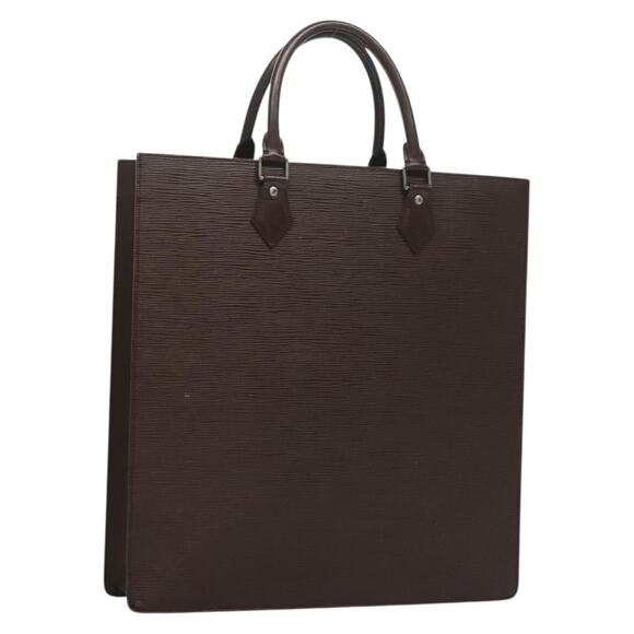 LOUIS VUITTON Epi Sac Plat Hand Bag Mocha M5908d M5908d - Picture 1 of 16